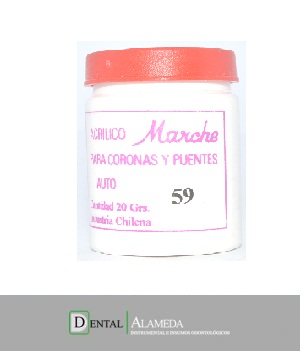 ACRILICO CORONAS AUTO CURADO  - 20 GRS.