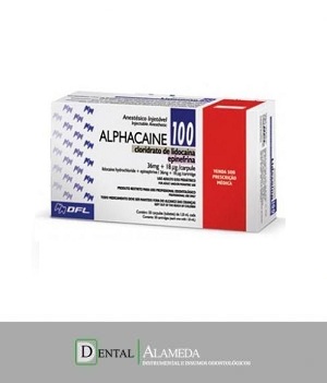 Anestesia ALPHACAINE 100 2% CON VASO CONSTRICTOR