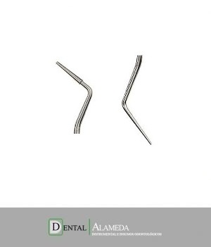 Condensador / Plugger para Gutapercha 2/3 MANGO METÁLICO – Tipo Maillefer