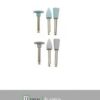 SET DE GOMAS PARA PULIR RESINA x 6 unidades