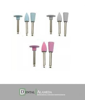 SET DE GOMAS PARA PULIR RESINA x 9 unidades