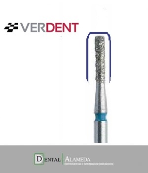 Fresa Diamante Cilindrica Extremo Plano Bordes Redondeados 837KR A/V (V314.158)