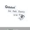 ELASTICO INTRAORAL 3/16 CONEJO X 100 UNIDADES – ORTHDENT
