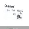 ELASTICO INTRAORAL 1/4 ZORRO X 100 UNIDADES - ORTHDENT